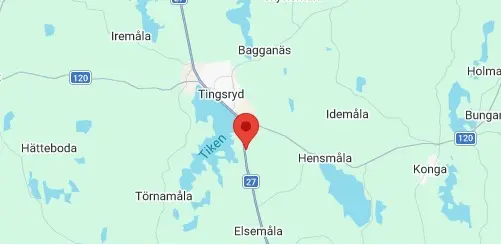 Hitta Webbgubben: Elsemåla 2, 362 94 Tingsryd